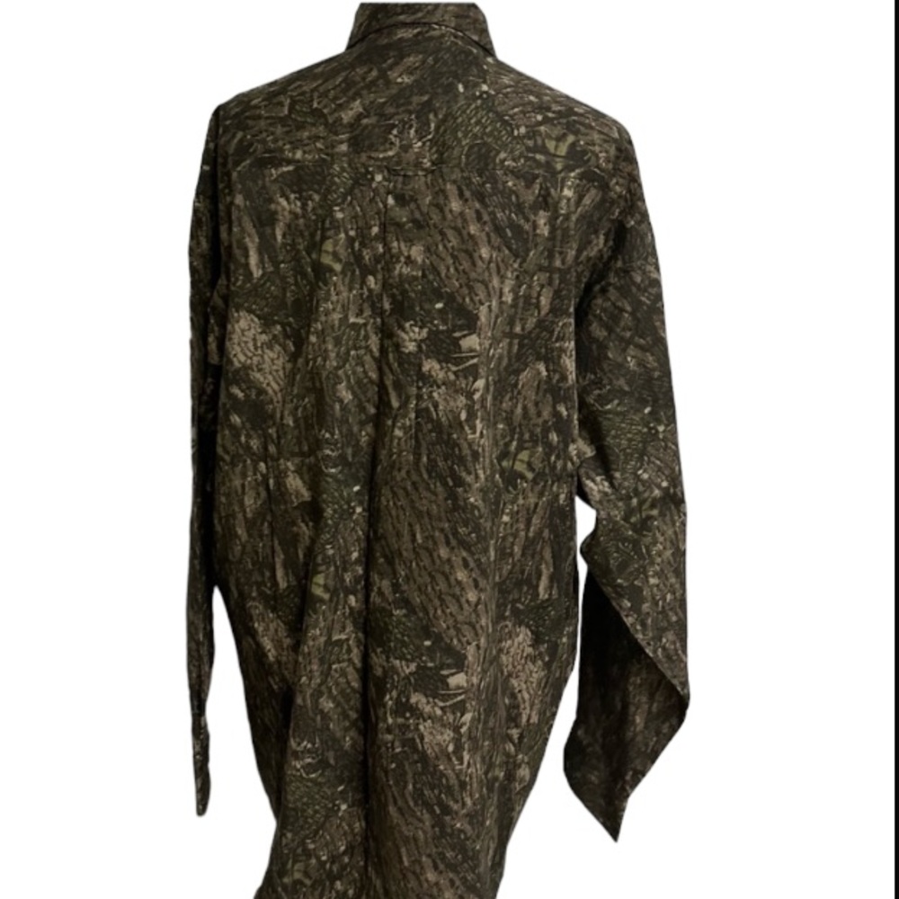 Vintage LSU Tiger Hill Long Sleeve Camouflage Button Down Men’s Plus Size XXL - Picture 4 of 10